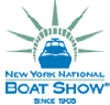 A Photo of the New York Boat Show Logo.