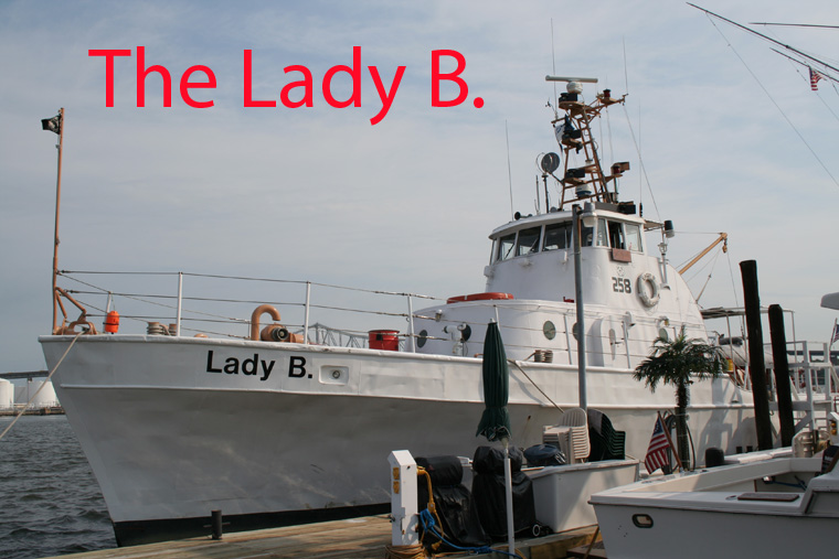 A Photo of ship LadyB.